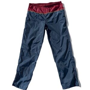 Vintage Men's Official Windbreaker Brand Straight-Leg Pants